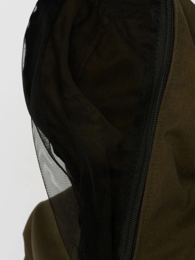 Костюм летний Детский Антигнус-Люкс с ловушками и пыльниками цвет Хаки ткань Смесовая (Размер: 28-30,  Рост: 110-116) м