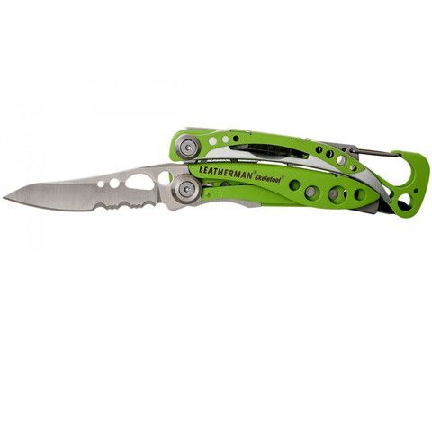 Мультитул LEATHERMAN Skeletool Green 7 инстр., 6,6/10 см,