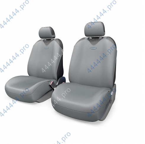 чехлы - майки на передние сиденья r-1 sport plus серые (4 предмета)