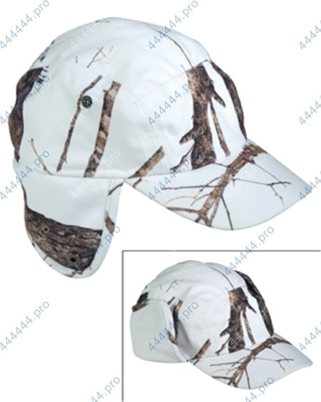 шапка охотника зимний лес mil-tec