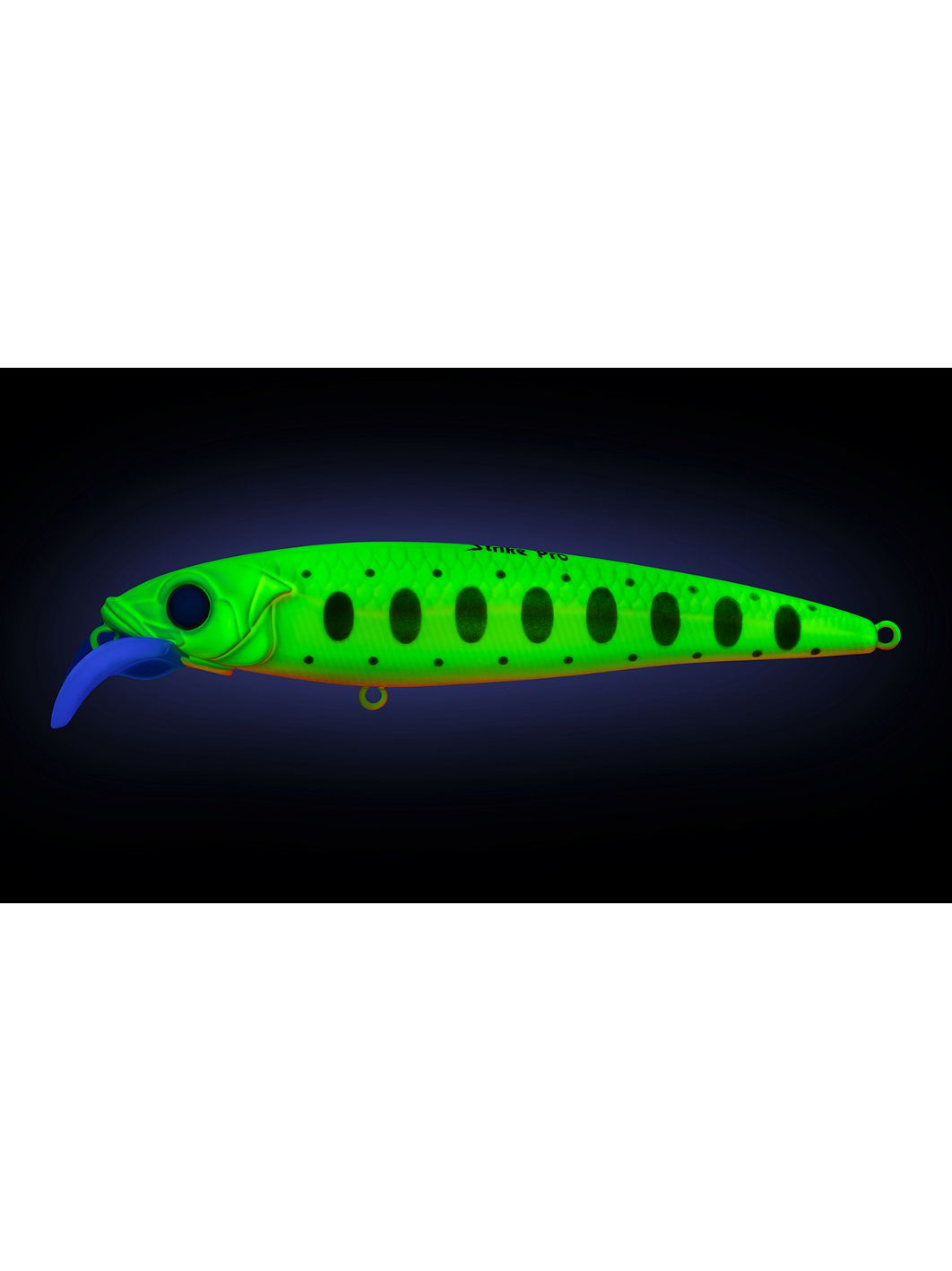 Воблер Минноу Strike Pro Beakster 130,  130 мм,  27, 3 гр,  Загл. 3, 0м.-5, 0м.,  Плавающий,  цвет: A178S Lemon Mat Tiger,  (EG-124D#A178S)
