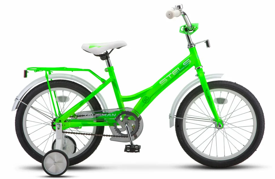 Велосипед колёса 18" детский STELS Talisman, 1 скорость, рама сталь 12" (зеленый)