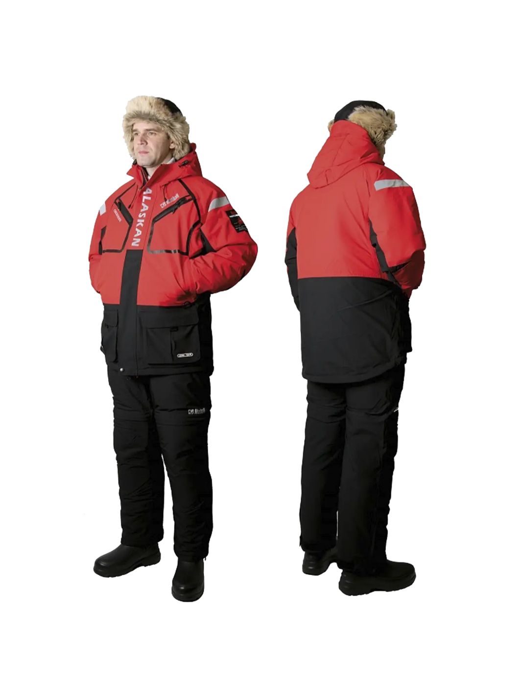 Костюм зимний Alaskan Cherokee поддерживающий XXL красный/черный м