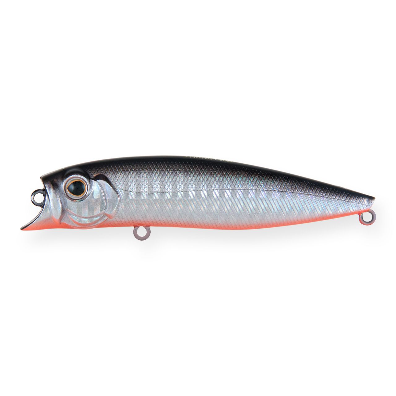 Воблер Дартер Strike Pro Razor Lip 90,  90 мм,  11, 8 гр,   Поверхностный,  цвет: A70-713 Black Silver OB,  (EG-207#A70-713)