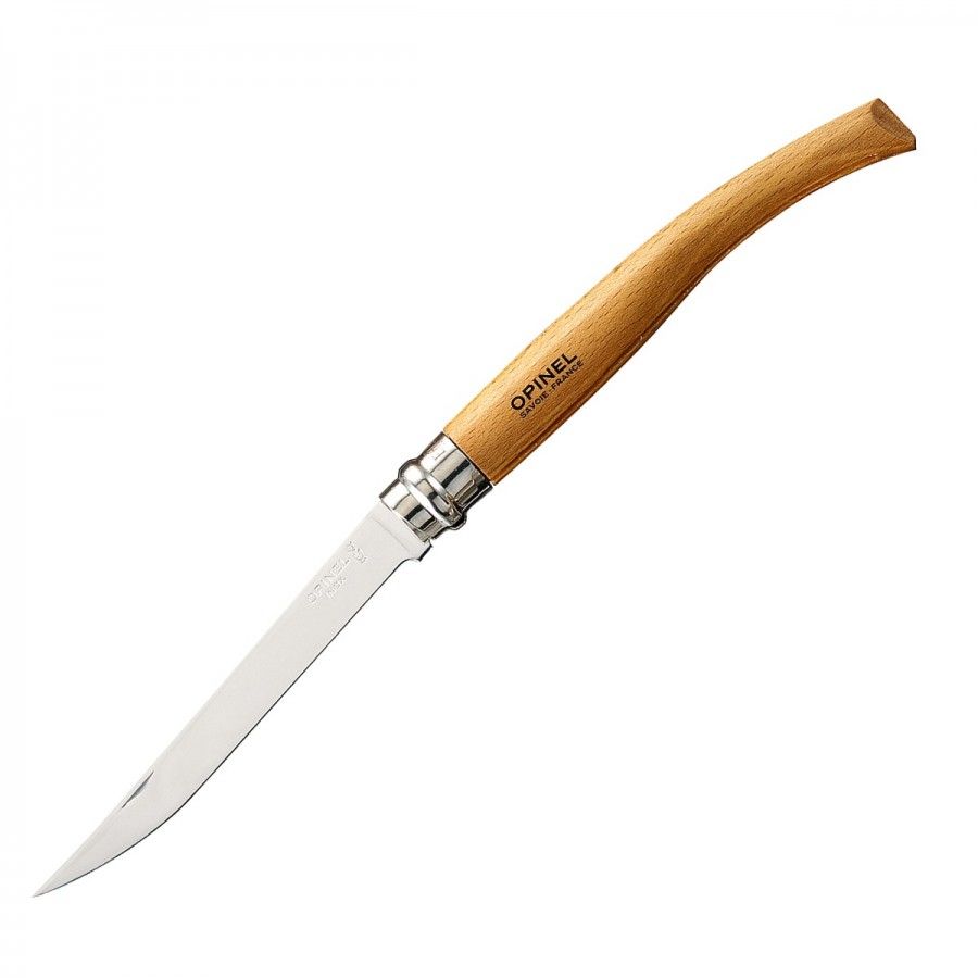 Нож филейный Opinel Effile Slim №12 VRI клинок 12см,  нерж.сталь,  бук