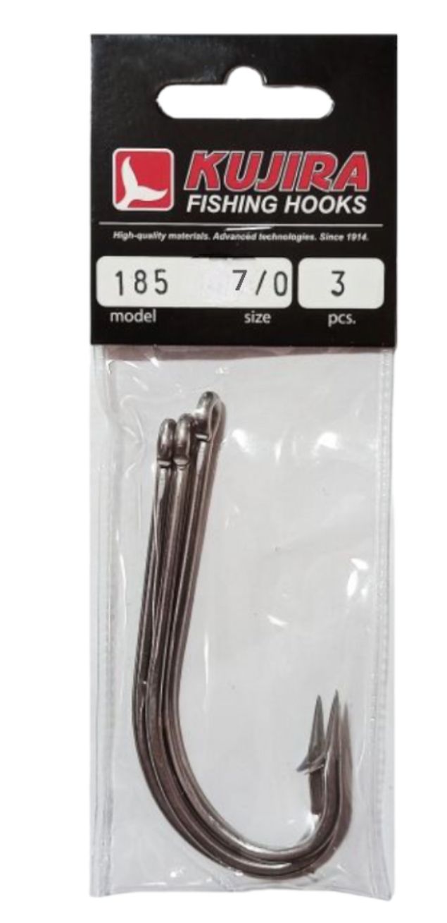 Крючки Kujira Universal 185 SS № 7/0 (3 шт.)