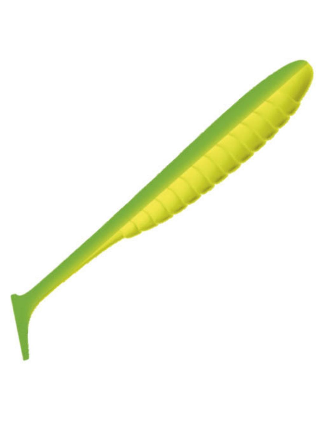 Приманка ZUB-BLEAK 75мм-6шт,  (цвет 407) зеленый верх - желтый низ