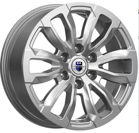 Диск л.Р18 7.5/6*139.7 КИК Меконг (КС959) d67.1 ET38 дарк платинум  78697 КОМПЛЕКТ 4ШТ. 