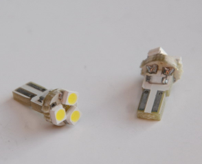 светодиод 12v 1.2w белый (3smd) yada t5-01