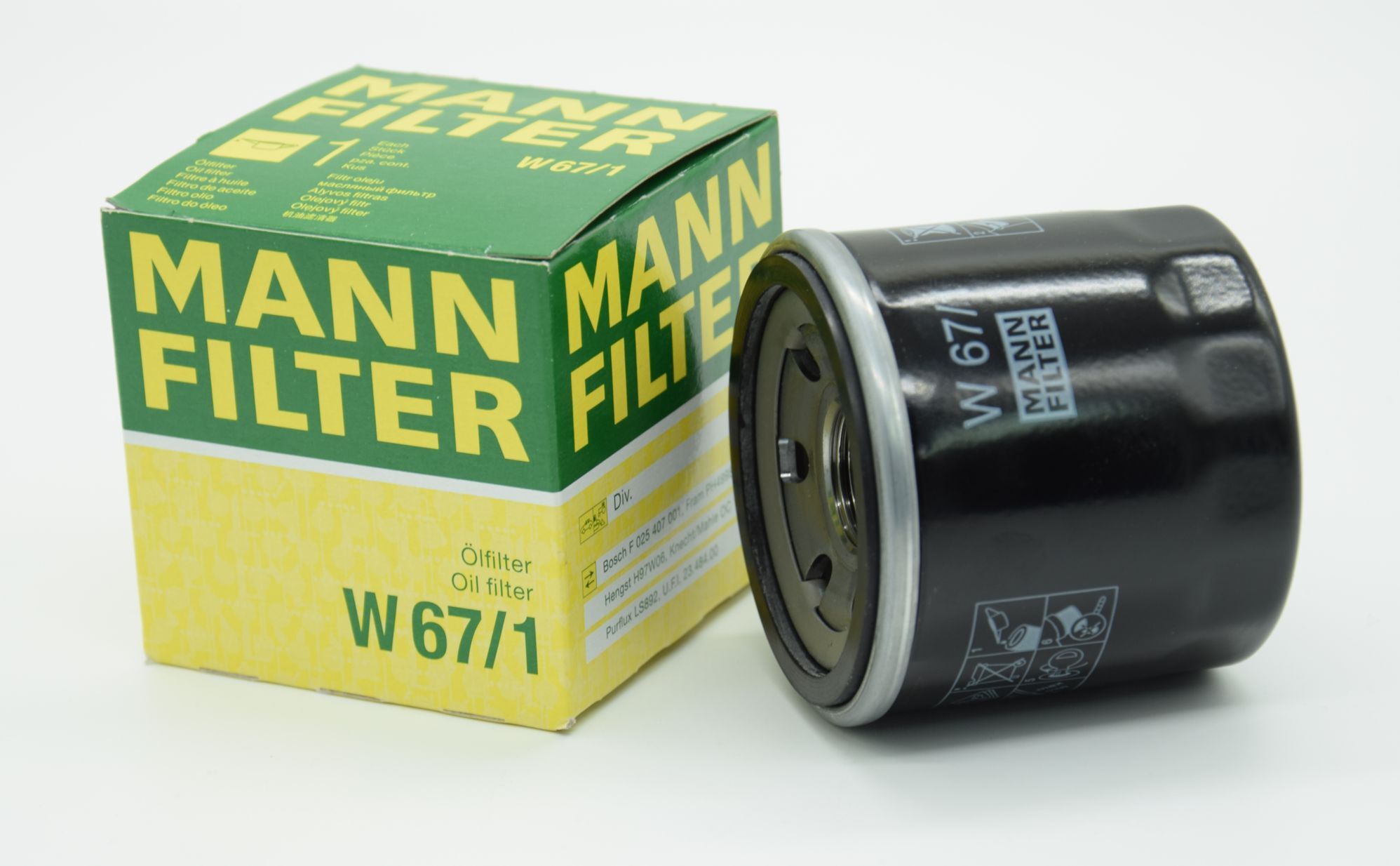 Фильтр MANN-FILTER W 67/1