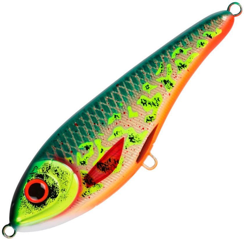 Воблер Джеркбейт Strike Pro Buster Jerk Shallow Runner,  150 мм,  64, 5 гр,  Загл. 1, 0м.,  Медленно всплывающий,  цвет: C780F The Saint,  (EG-048S#C780F)