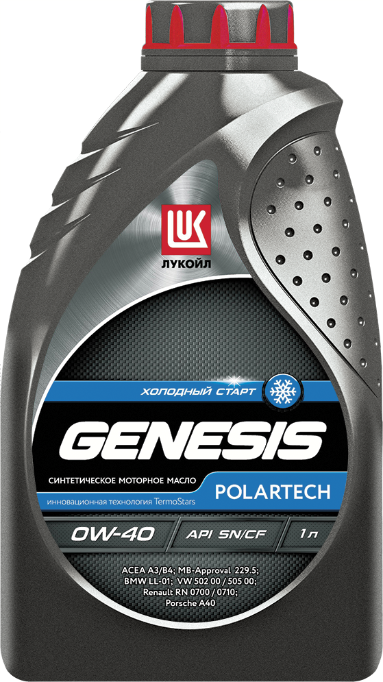 ЛУКОЙЛ 0W40 GENESIS ARMORTECH 1л синтетическое моторное масло