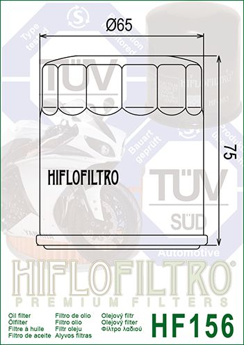 Фильтр масляный Hi-Flo HF156
