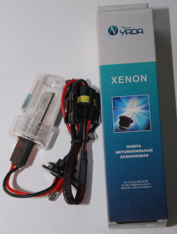 Лампа автомобильная ксеноновая YADA H1 4300К (1шт.)