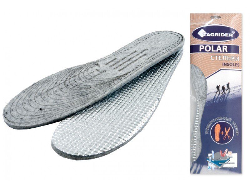 стельки tagrider polar трехслойные с алюм. фольгой