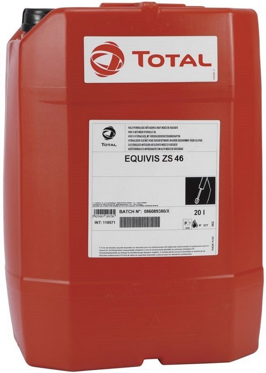 TOTAL EQUIVIS ZS 46 (HVLP-46) 20L гидравлическое масло