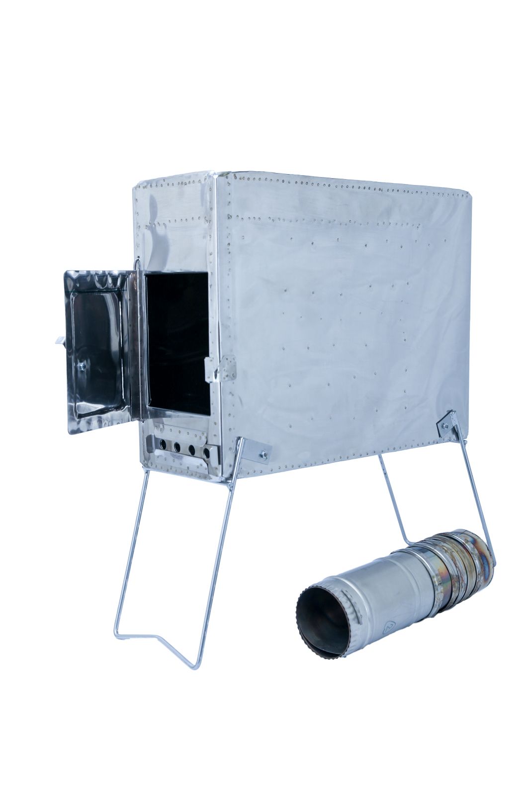 Печка туристская ВЕК нерж. (3, 6 кг) в чехле