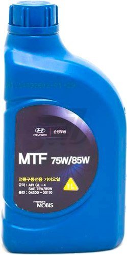 HYUNDAI/KIA MTF 75W85 GL-4  1 л 04300-00110  полусинтетическое трансмиссионное масло
