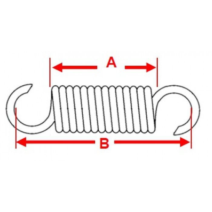 Пружина крепления глушителя Yamaha 02-108