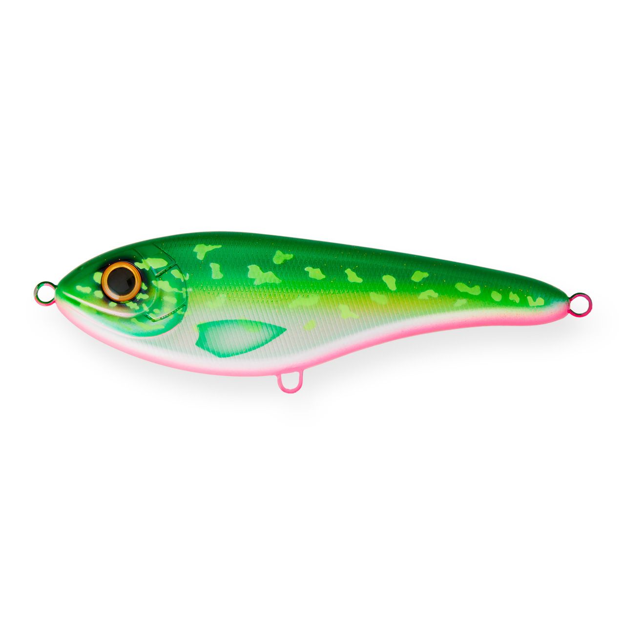 Воблер Джеркбейт Strike Pro Buster Jerk II Shallow Runner,  120 мм,  37 гр,  Загл. 0, 3м.-2, 0м.,  Медленно всплывающий,  цвет: AC450F Malaren,  WOLF COLOR,  (EG-049#C450F)