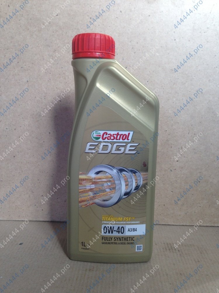 CASTROL EDGE 0w40 1L синтетическое моторное масло
