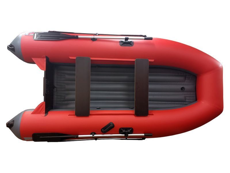 Лодка ALTAIR HD-380 красно-серая