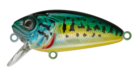 Воблер Крэнк Strike Pro Stumpy Fly 40,  42 мм,  4, 5 гр,  Загл. 0, 1м.-0, 3м.,  Плавающий,  цвет: 945V Venom Perch,  (EG-134#945V)
