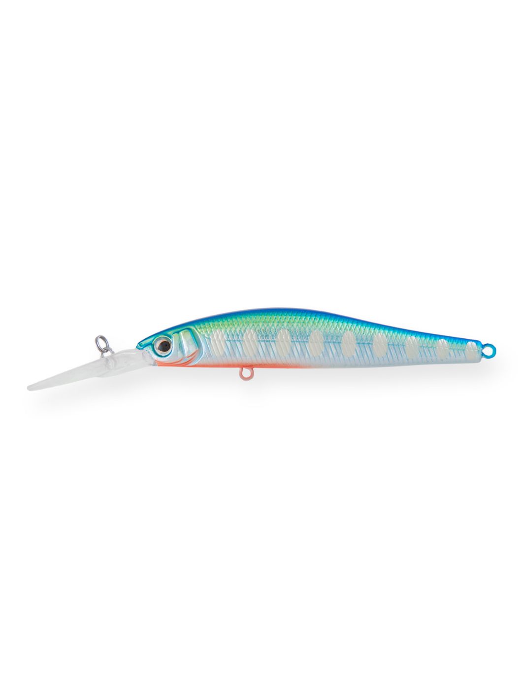 Воблер Минноу Strike Pro Jumper DR 90SP,  90 мм,  11 гр,  Загл. 1, 5м.-3, 0м.,  Нейтральный,  цвет: A150-713 UV Blue Silver OB,  (EG-192BL-SP#A150-713)