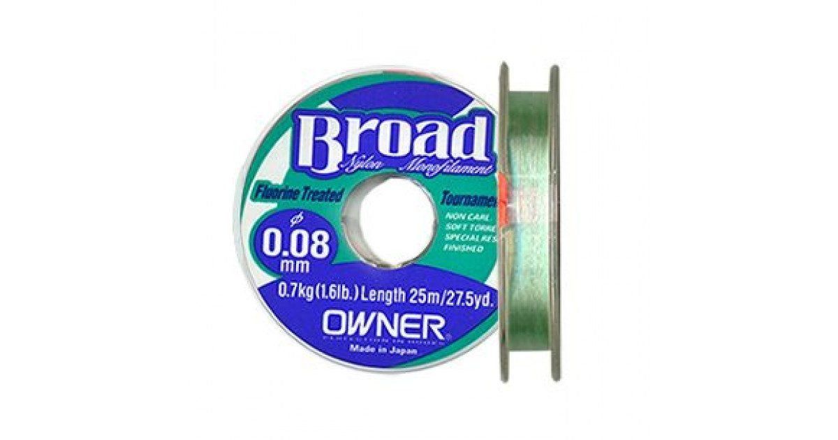 Леска зимняя Owner Broad 0.28мм 25м (56026)