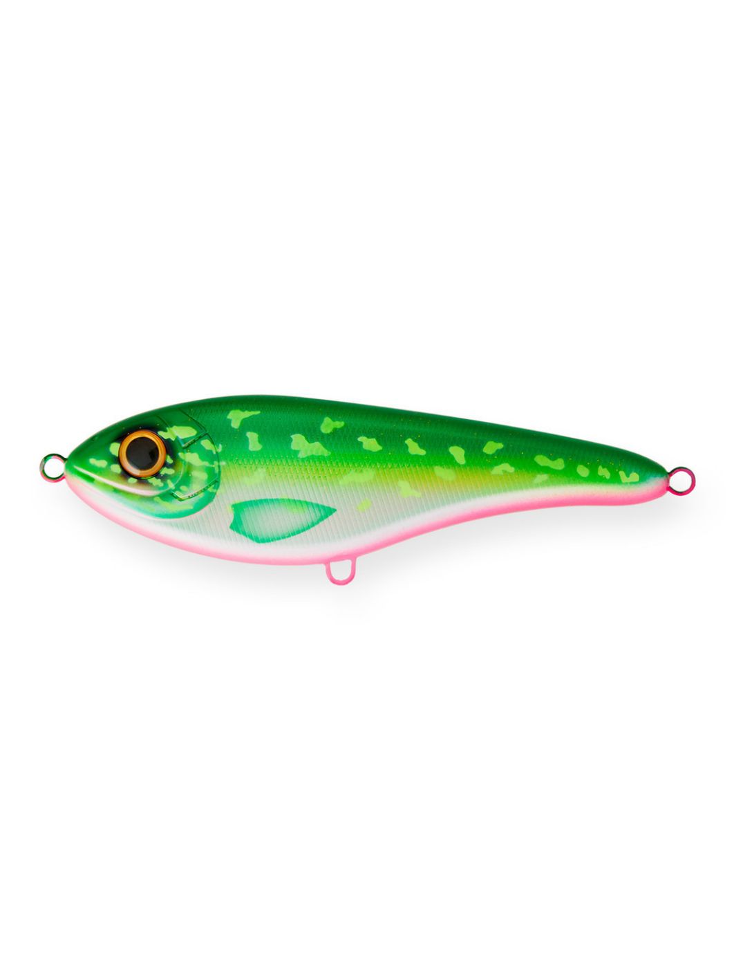Воблер Джеркбейт Strike Pro Buster Jerk Shallow Runner,  150 мм,  64, 5 гр,  Загл. 1, 0м.,  Медленно всплывающий,  цвет: AC450F Malaren,  WOLF COLOR,  (EG-048S#AC450F)
