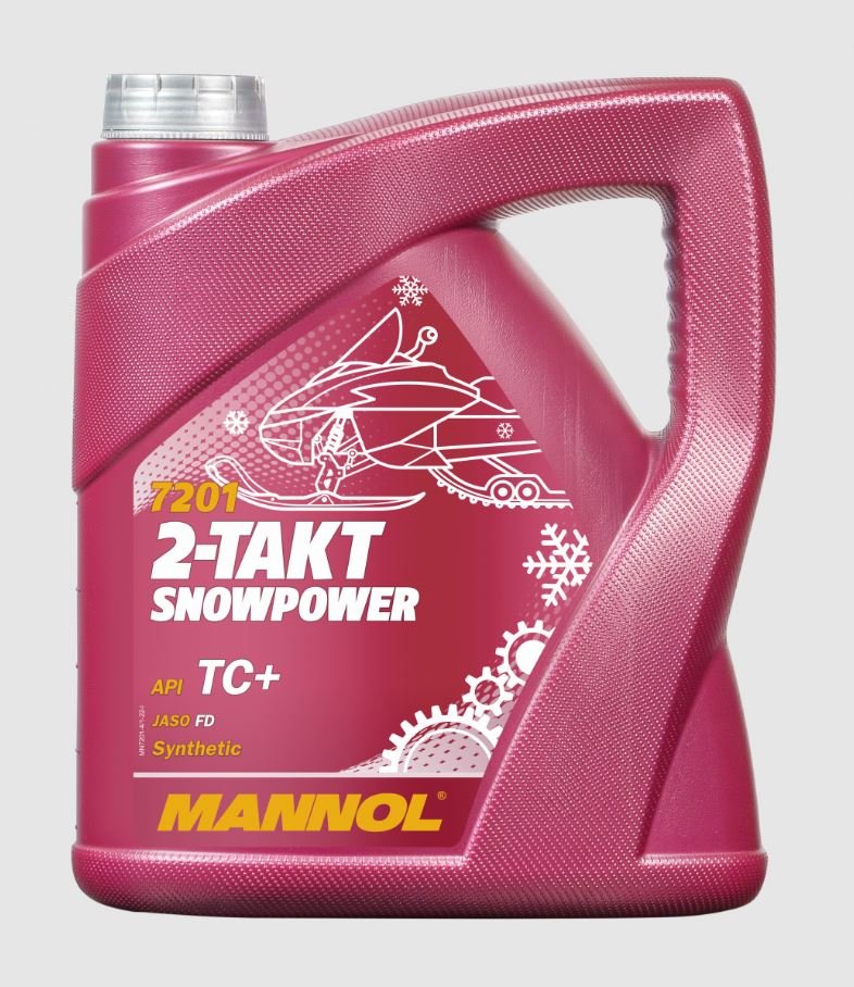 MANNOL 2-Takt Snowpower 7201 4л синтетическое моторное масло