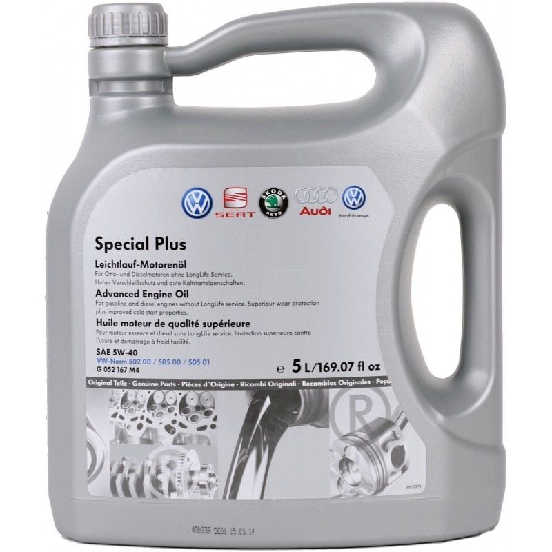 VAG Special G 5W40 5л G R52502M4 синтетическое моторное масло