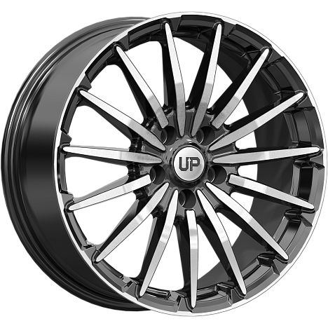 Диск л.Р18 7.5/5*108 WHEELS UP UP128  d60.1 ЕТ47  New Diamond 81795 Сфера КОМПЛЕКТ 4ШТ.