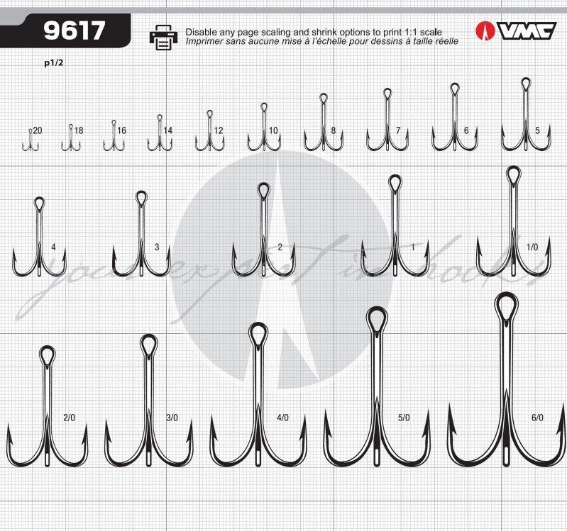 Крючки VMC 9617 BZ №01 (шт)