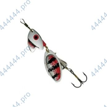 Блесна вращающ. MEPPS "TANDEM Trout 0" Black/Silver/Red