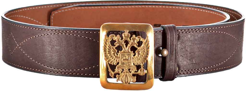 Ремень поясной "Патриот" 50 мм коричневый (120 длина,  № 2)