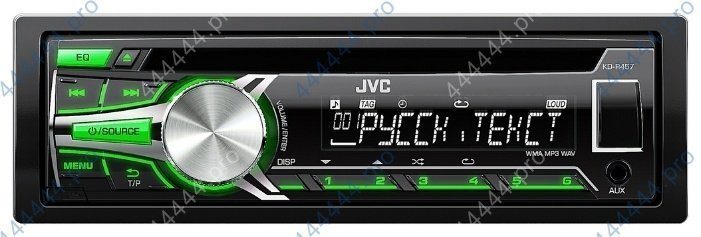 автомагнитола jvc kd-r457ee