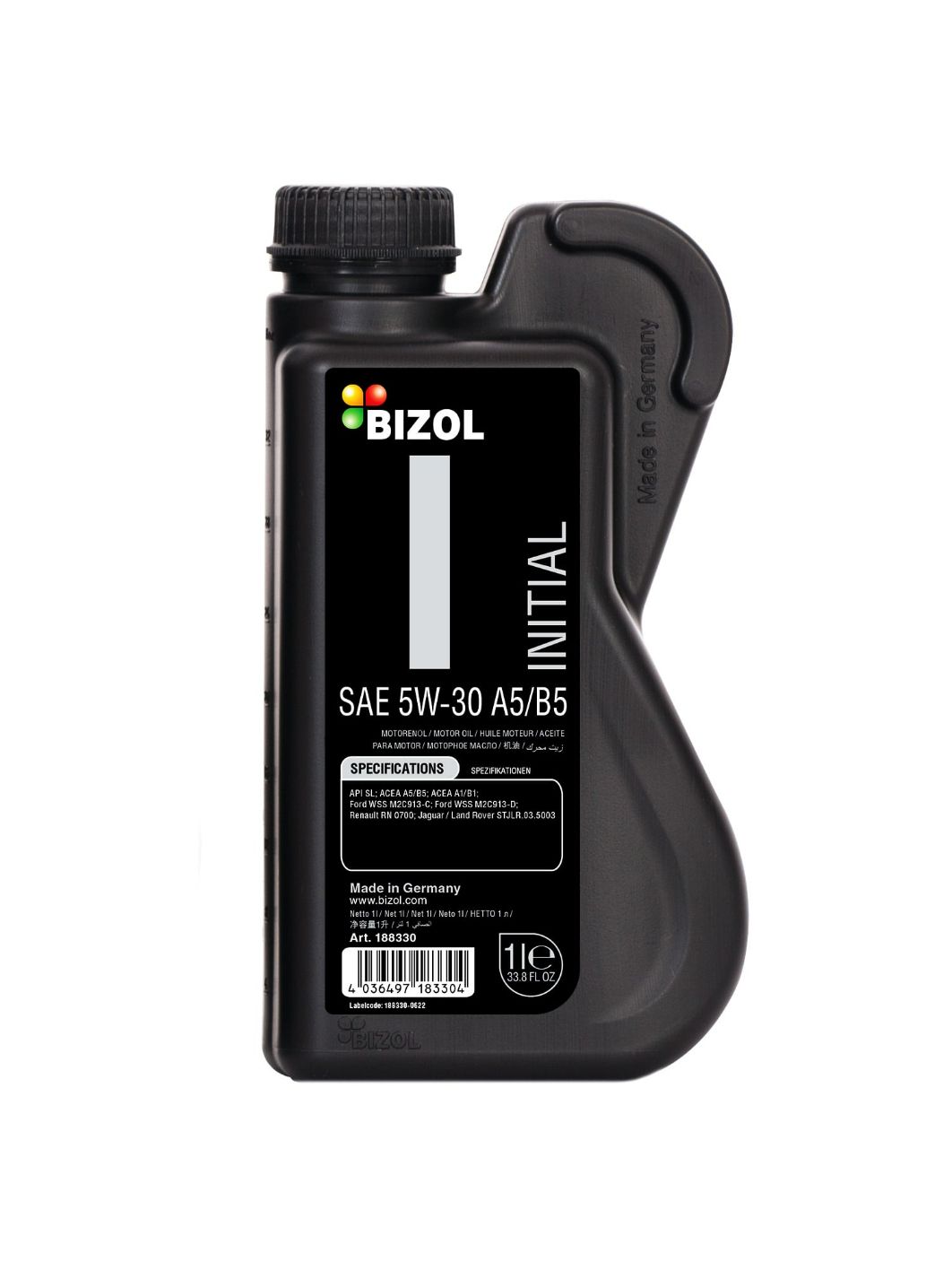 BIZOL НС-СИНТЕТИЧЕСКОЕ INITIAL 5W30 1л A5/B5  моторное масло