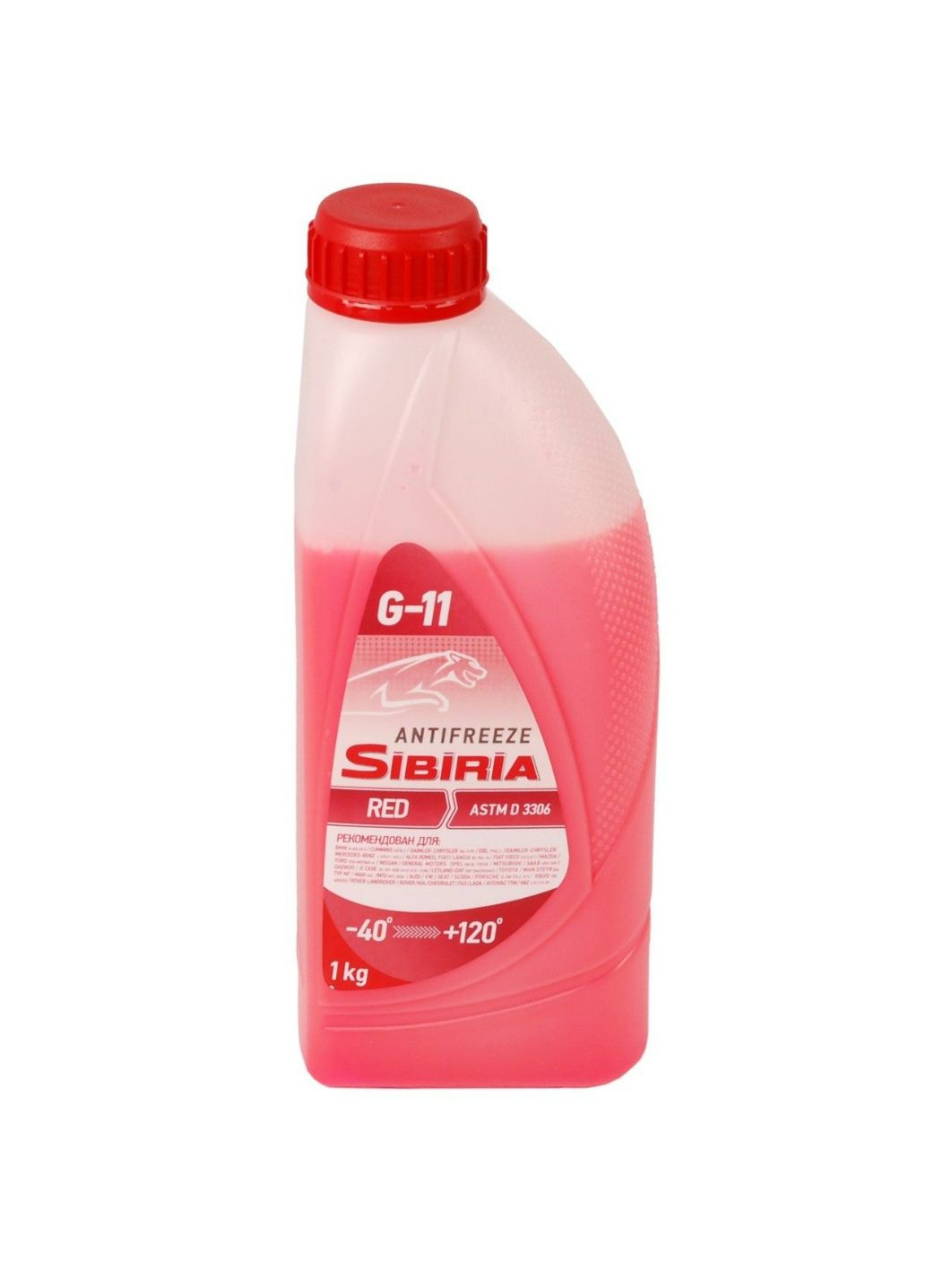 Антифриз SIBIRIA -40 G-11 1кг красный