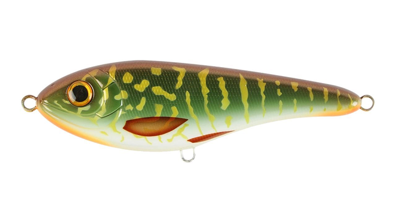 Воблер Джеркбейт Strike Pro Baby Buster,  100 мм,  25 гр,  Загл. 0, 3м.-2, 0м.,  Нейтральный,  цвет: CWC003 Special Pike,  (EG-050#CWC003)