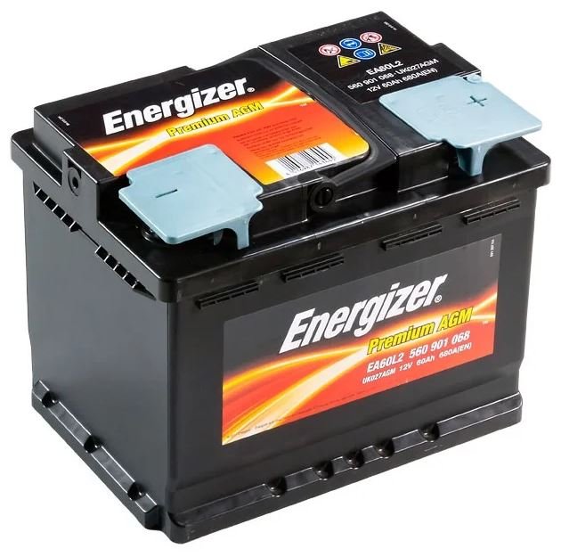 60 евро/560901* Energizer Premium AGM Аккумулятор зал/зар