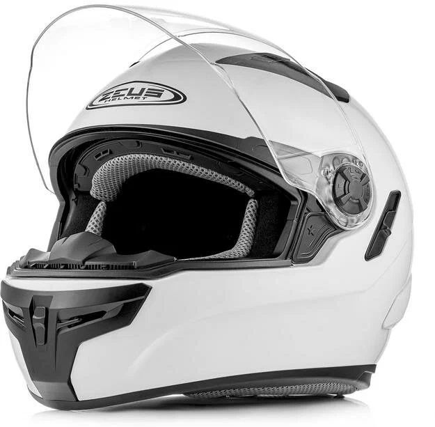 Шлем интеграл ZEUS ZS-813A ,белый глянец XS