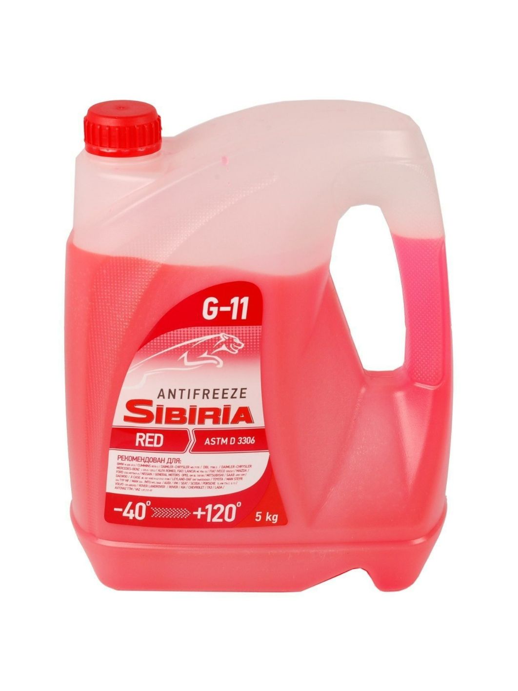 Антифриз SIBIRIA -40 G-11 5кг красный