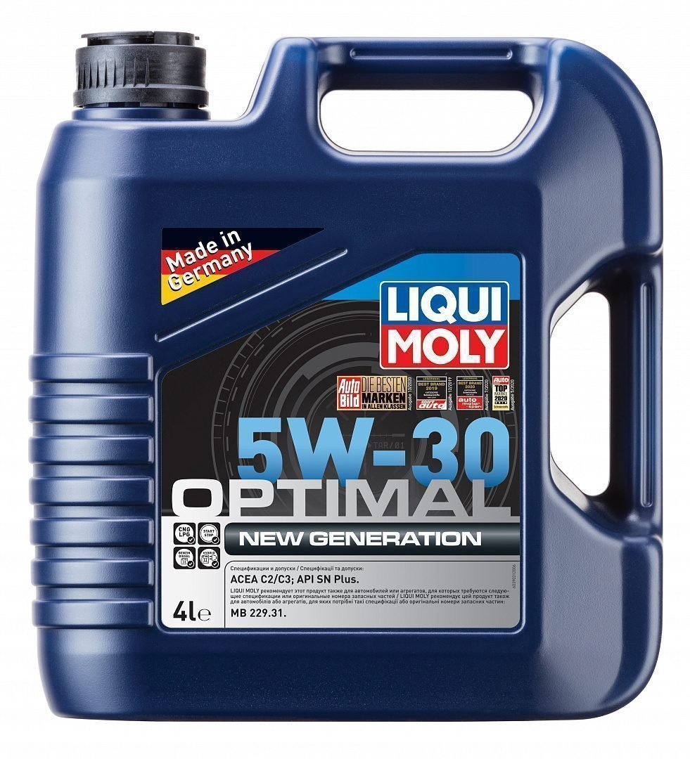 LIQUI MOLY "Optimal New Generation" 5W30 4L синтетическое моторное масло 39031