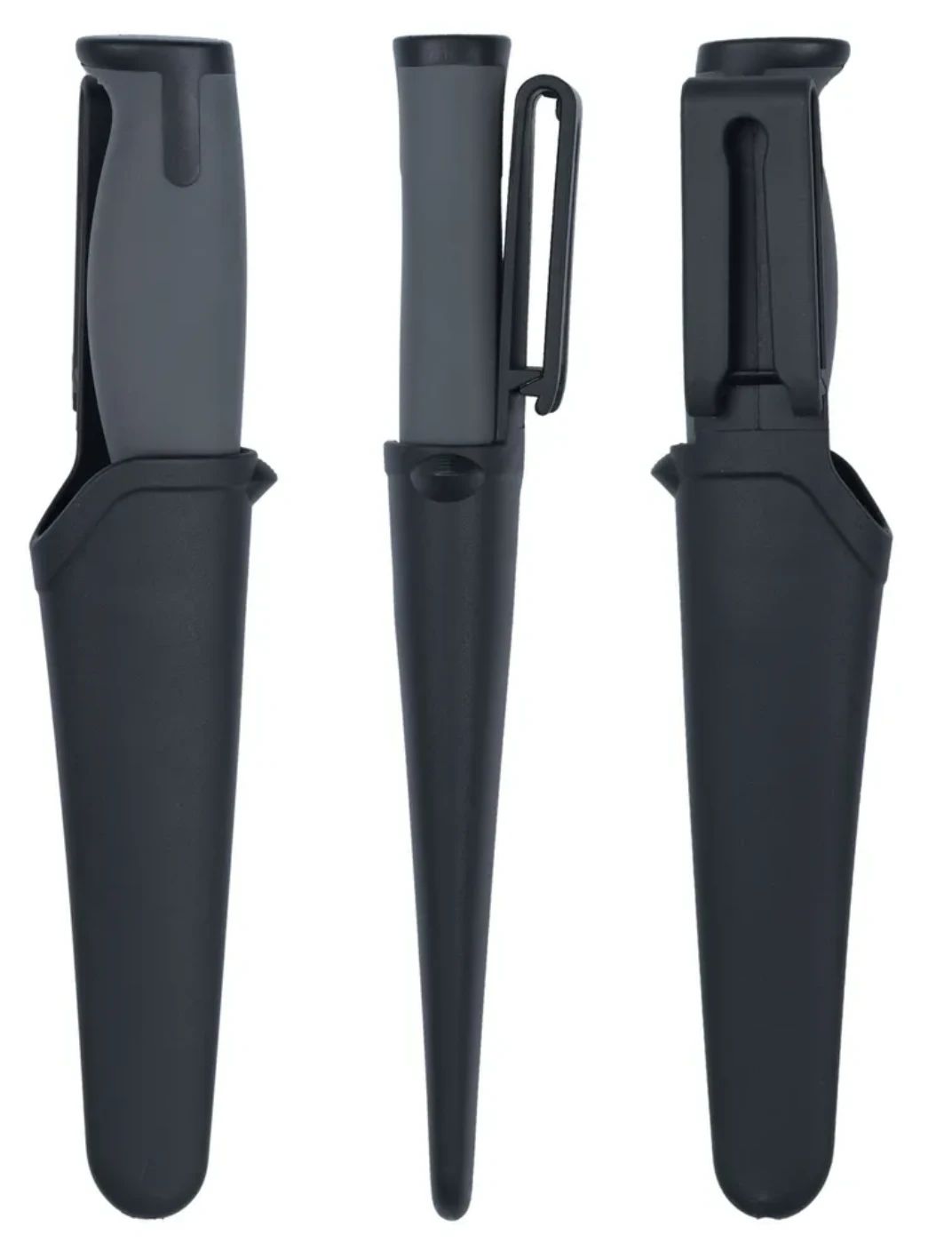 Нож HL Tactical Gray,  клинок черный 9см