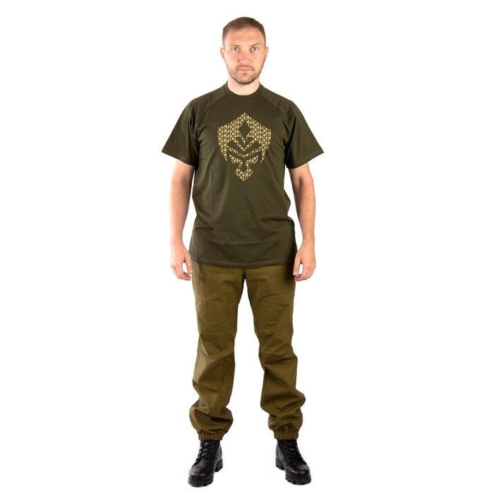 Футболка Орион Shield (Шилд) (хлопок,  хаки) OTS-03KH р-р M