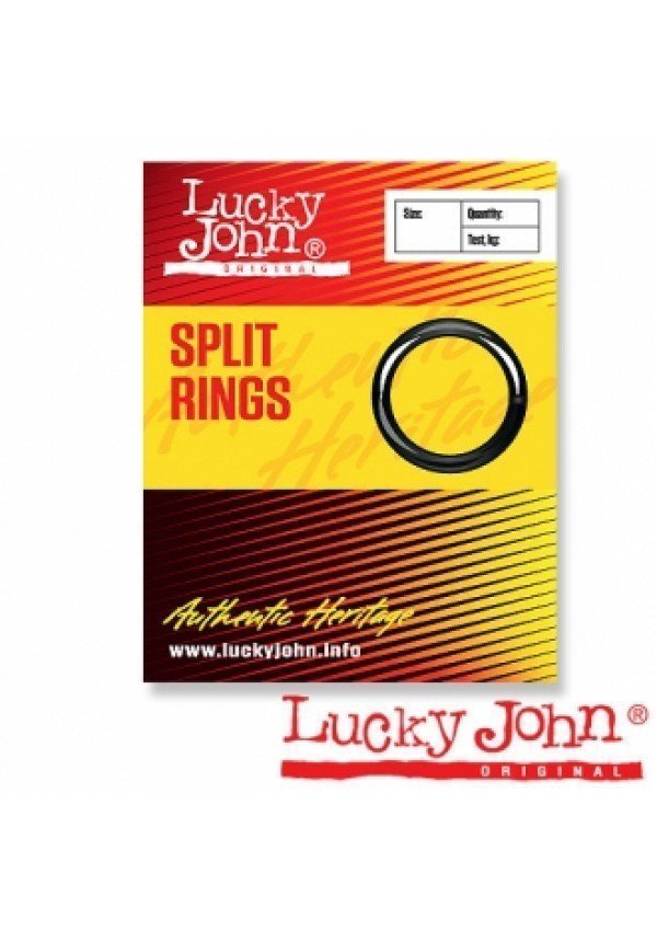 Кольца заводные Lucky John SPLIT RINGS 09.2мм/10кг (5шт)