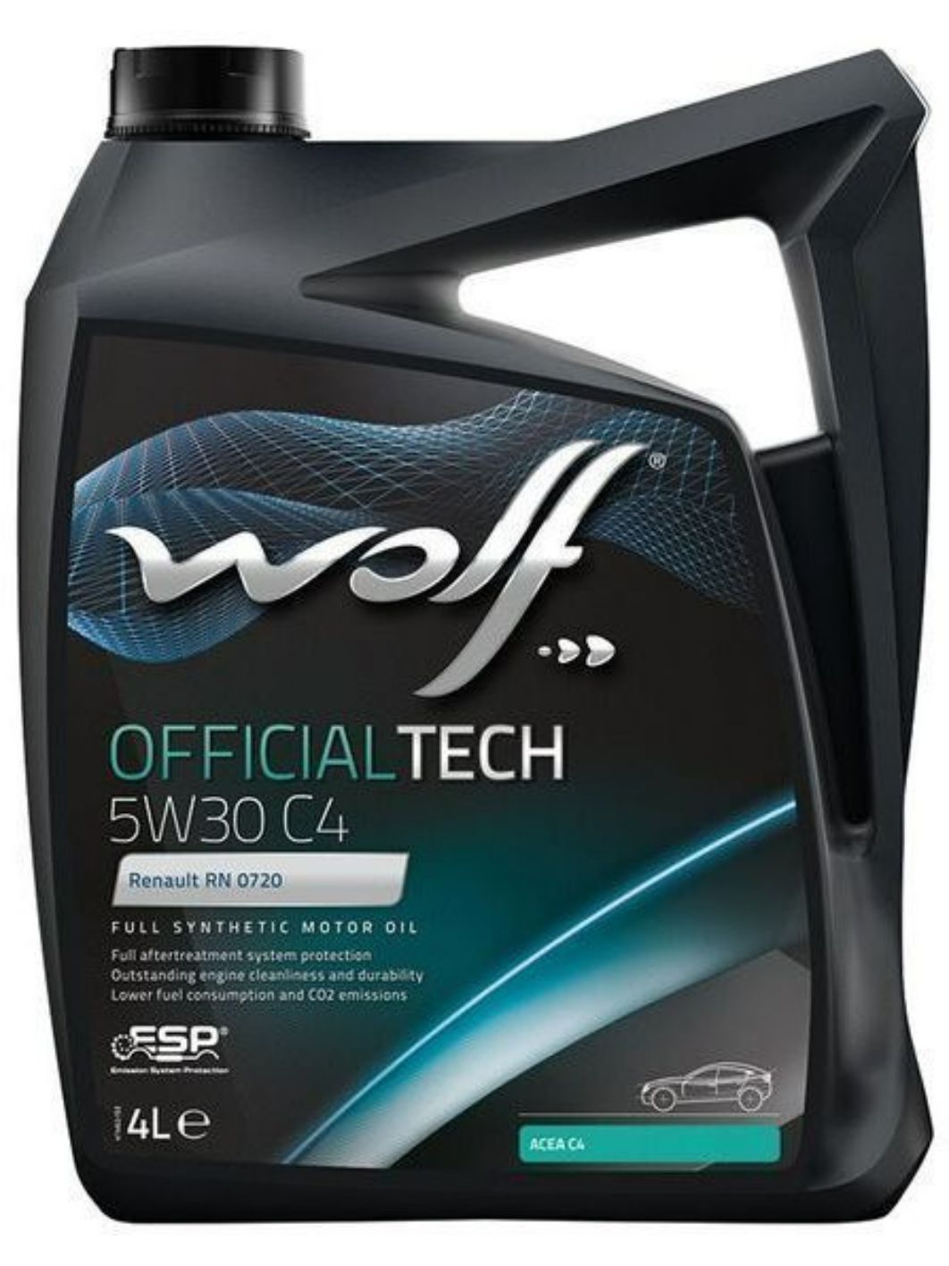 WOLF OFFICIALTECH 5W30 C4 4л синтетическое моторное масло