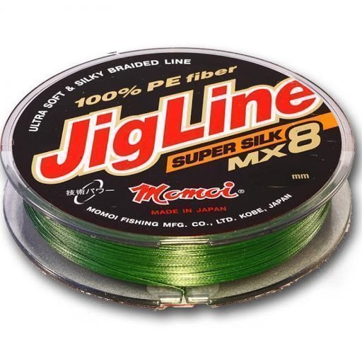 Шнур JigLine MX 8 Super Silk 0,19 мм,16 кг,100 м хаки