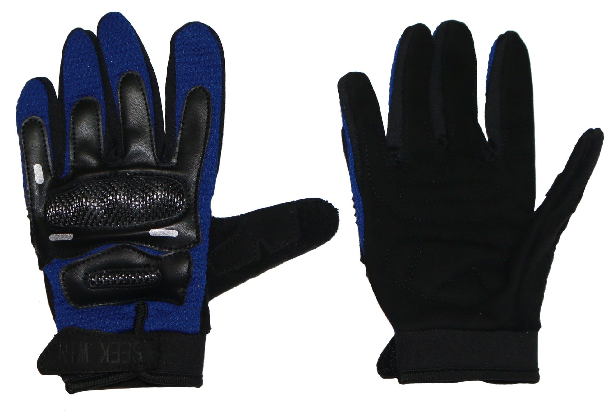 Перчатки детские SEEKWIN с кулаком синий М